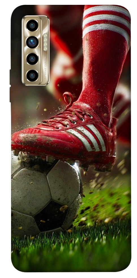 Чехол Сlose up football для TECNO Camon 17P