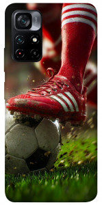 Чехол Сlose up football для Xiaomi Poco M4 Pro 5G