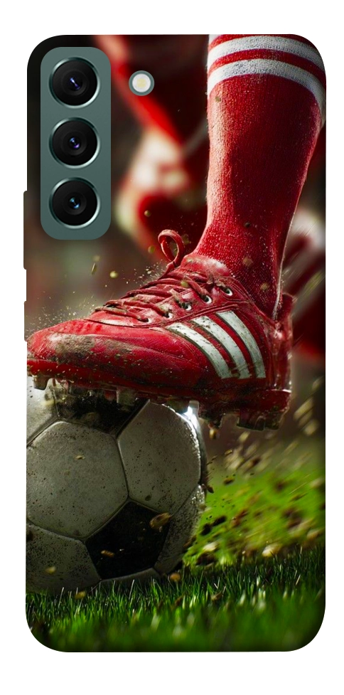Чехол Сlose up football для Galaxy S22
