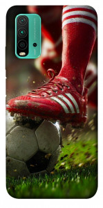Чехол Сlose up football для Xiaomi Redmi Note 9 4G