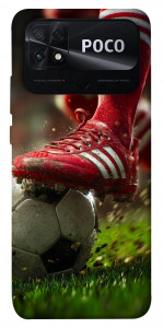 Чехол Сlose up football для Xiaomi Poco C40