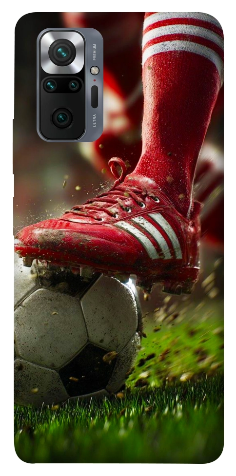 Чехол Сlose up football для Xiaomi Redmi Note 10 Pro Max