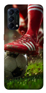 Чехол Сlose up football для Oppo Reno 5 4G