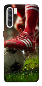 Чехол Сlose up football для Oppo Reno 3