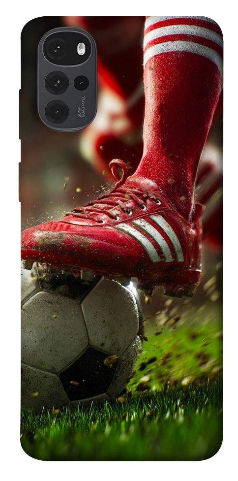 Чехол Сlose up football для Motorola Moto G22