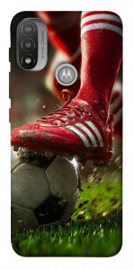Чехол Сlose up football для Motorola Moto E20