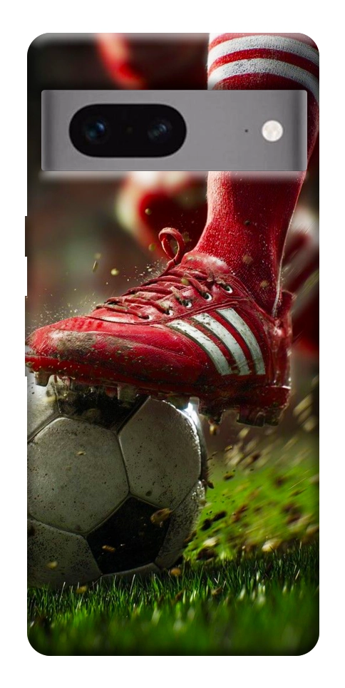 Чехол Сlose up football для Google Pixel 7