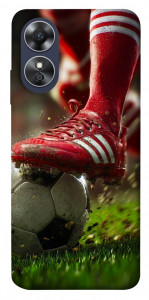 Чехол Сlose up football для Oppo A17