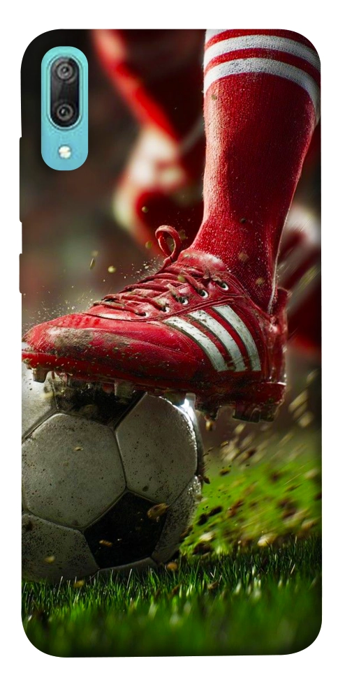 Чехол Сlose up football для Huawei Y6 Pro (2019)