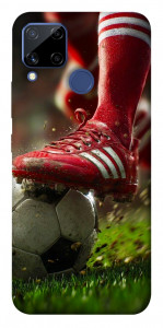 Чехол Сlose up football для Realme C15