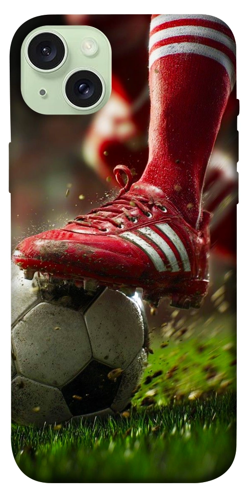 Чохол Сlose up football для iPhone 15 Plus
