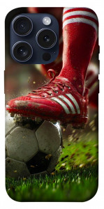 Чехол Сlose up football для iPhone 15 Pro