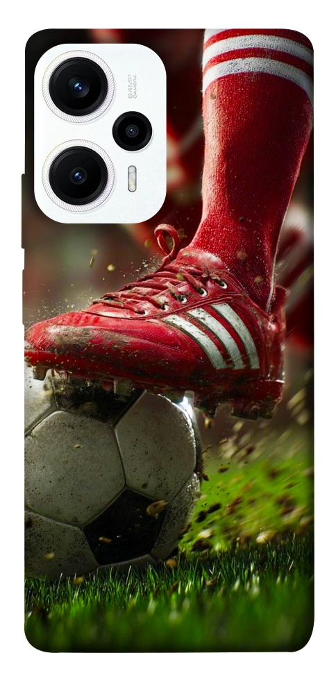 Чехол Сlose up football для Xiaomi Poco F5