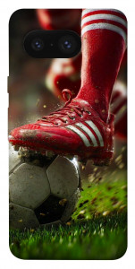 Чехол Сlose up football для Google Pixel 8