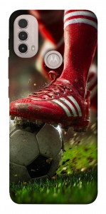 Чехол Сlose up football для Motorola Moto E30