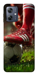 Чехол Сlose up football для Motorola Moto G54
