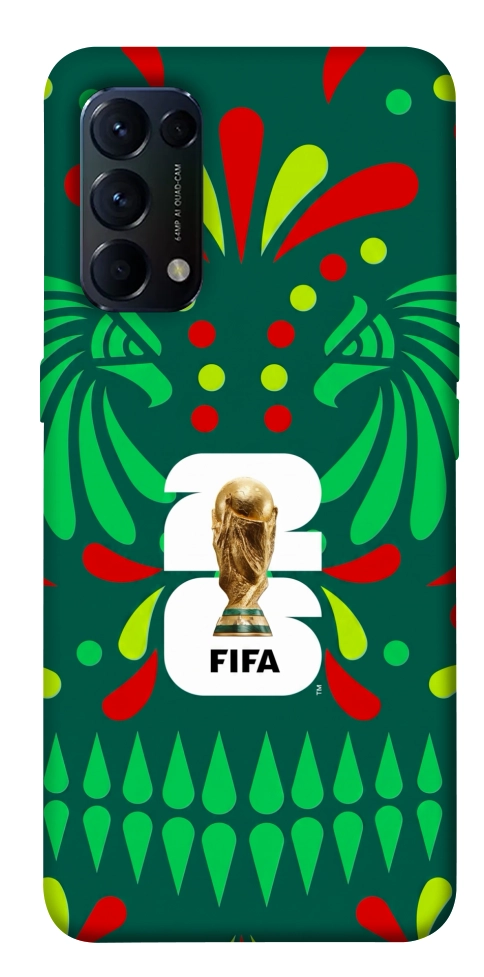 Чехол World Cup 2026 для Oppo Reno 5 4G