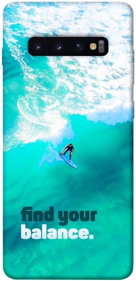 Чехол Find your balance для Galaxy S10 Plus (2019)