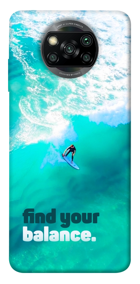 Чохол Find your balance для Xiaomi Poco X3 NFC