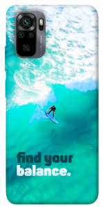 Чехол Find your balance для Xiaomi Redmi Note 10