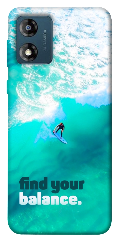 Чехол Find your balance для Motorola Moto E13