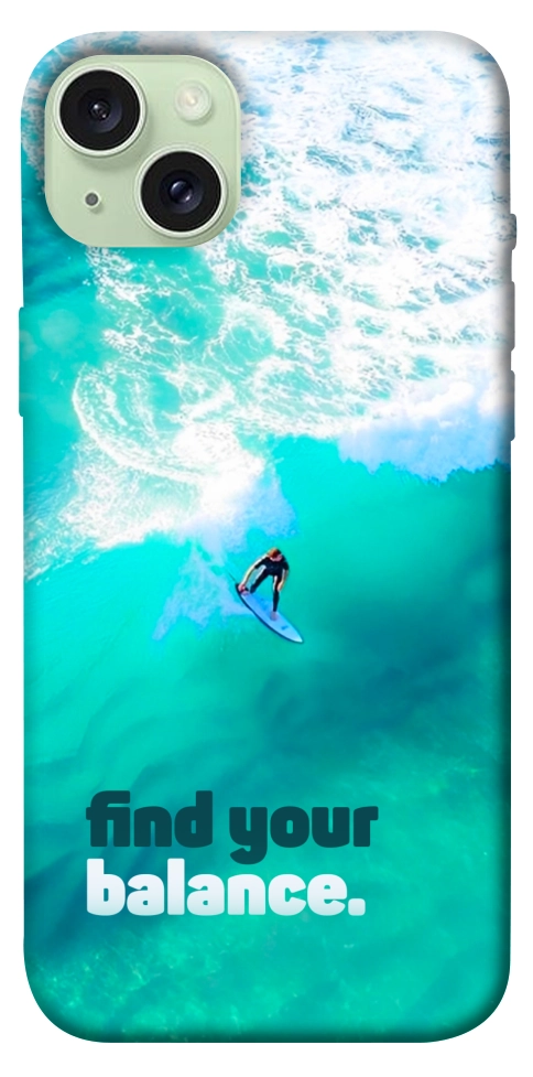 Чехол Find your balance для iPhone 15 Plus