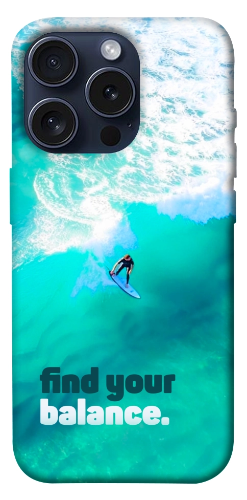 Чехол Find your balance для iPhone 15 Pro