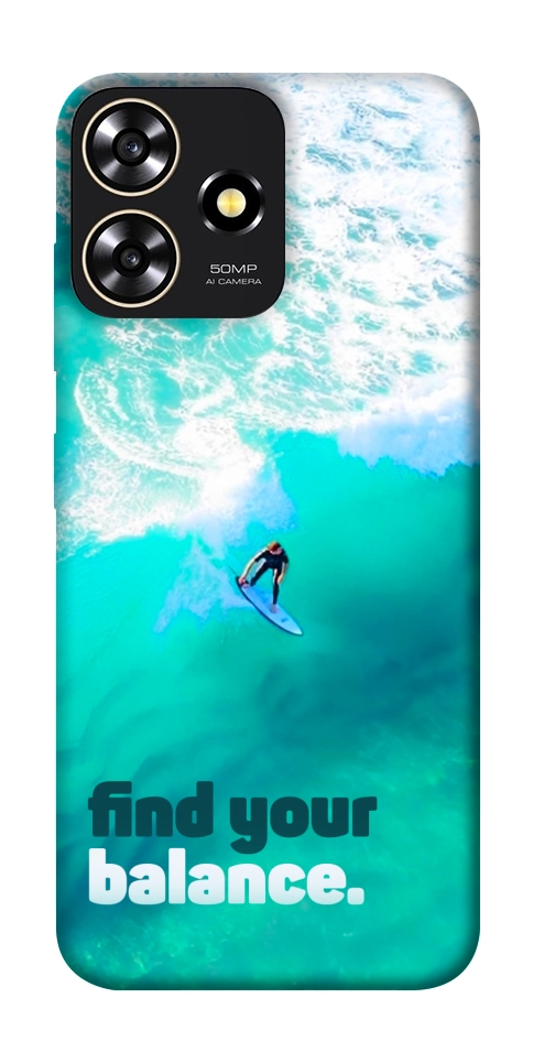 Чехол Find your balance для ZTE Blade A73 4G