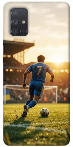Чехол Football player для Galaxy A71 (2020)