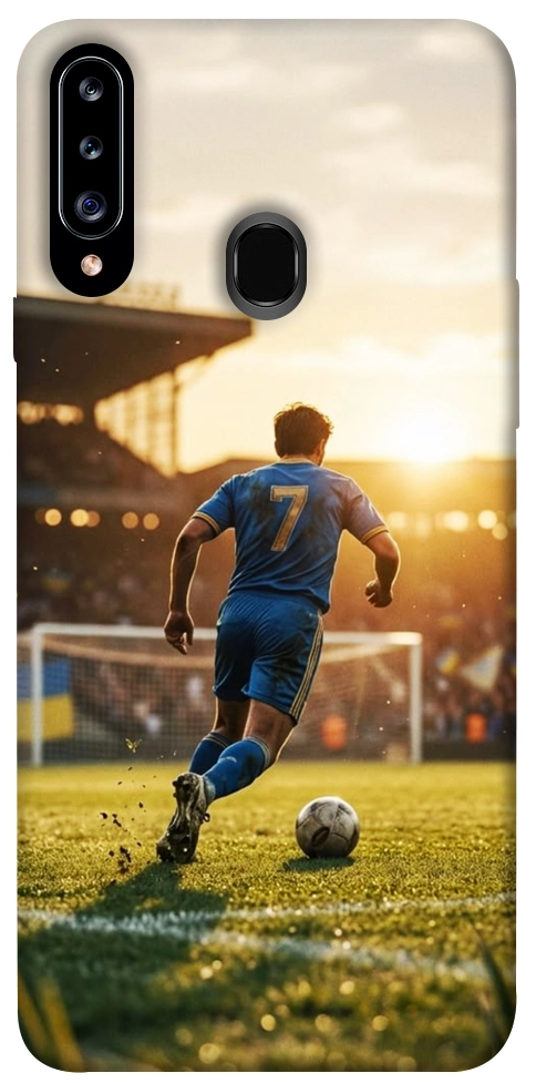 Чехол Football player для Galaxy A20s (2019)