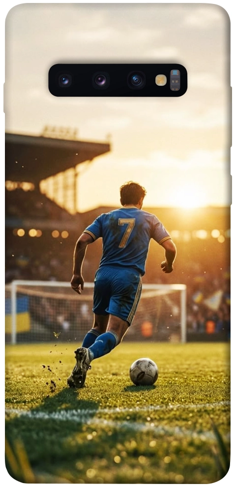 Чехол Football player для Galaxy S10 Plus (2019)
