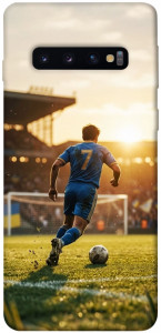 Чехол Football player для Galaxy S10 (2019)