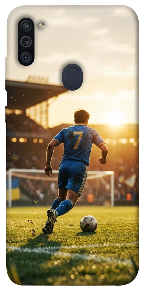 Чехол Football player для Galaxy M11 (2020)