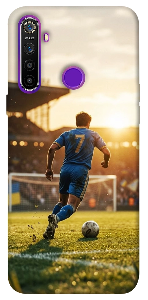 Чехол Football player для Realme 5