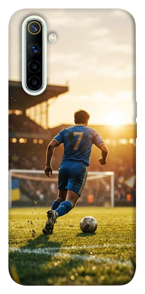 Чехол Football player для Realme 6