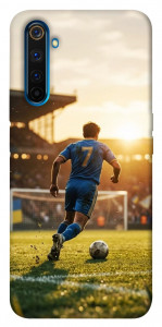 Чехол Football player для Realme 6 Pro