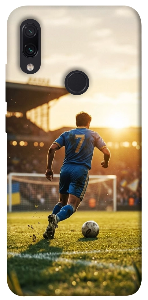 Чохол Football player для Xiaomi Redmi Note 7