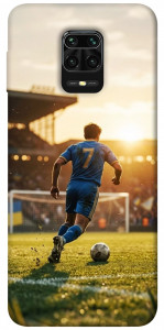 Чехол Football player для Xiaomi Redmi Note 9 Pro