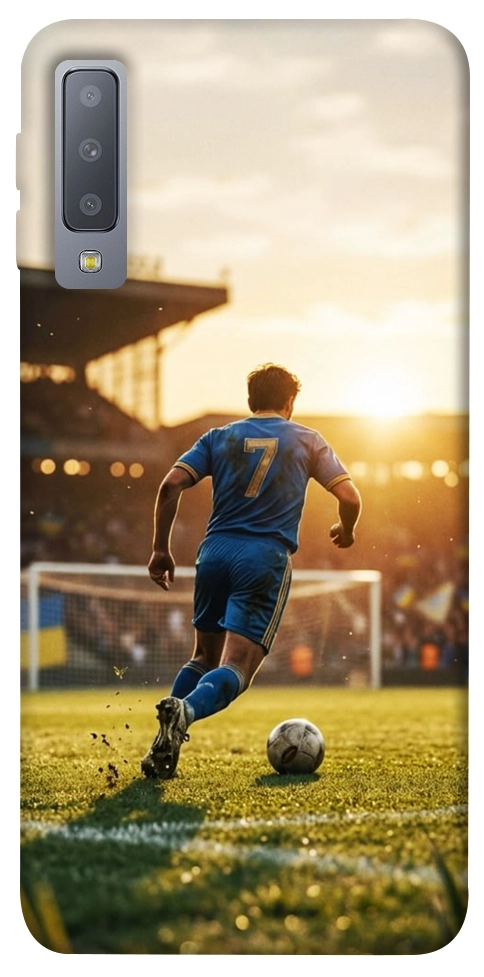 Чехол Football player для Galaxy A7 (2018)