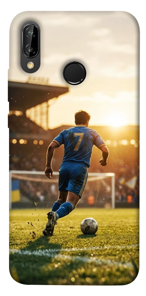Чехол Football player для Huawei P20 Lite
