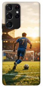 Чехол Football player для Galaxy S21 Ultra