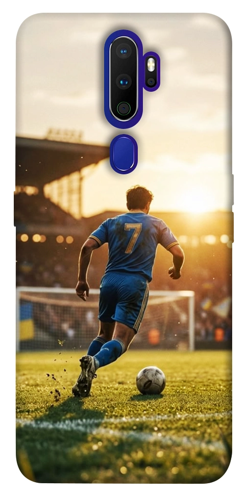 Чехол Football player для Oppo A9 (2020)