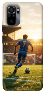Чехол Football player для Xiaomi Redmi Note 10