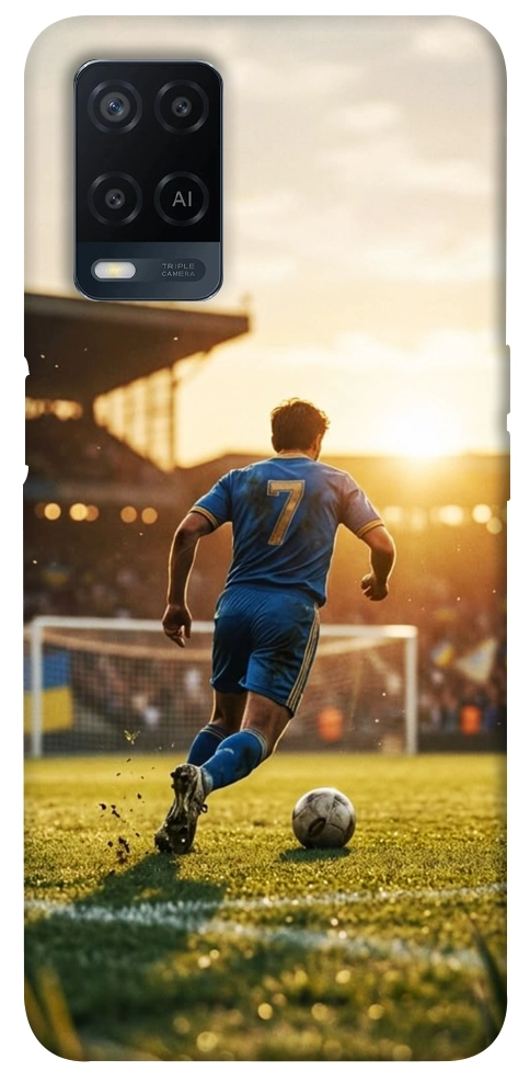 Чехол Football player для Oppo A54 4G