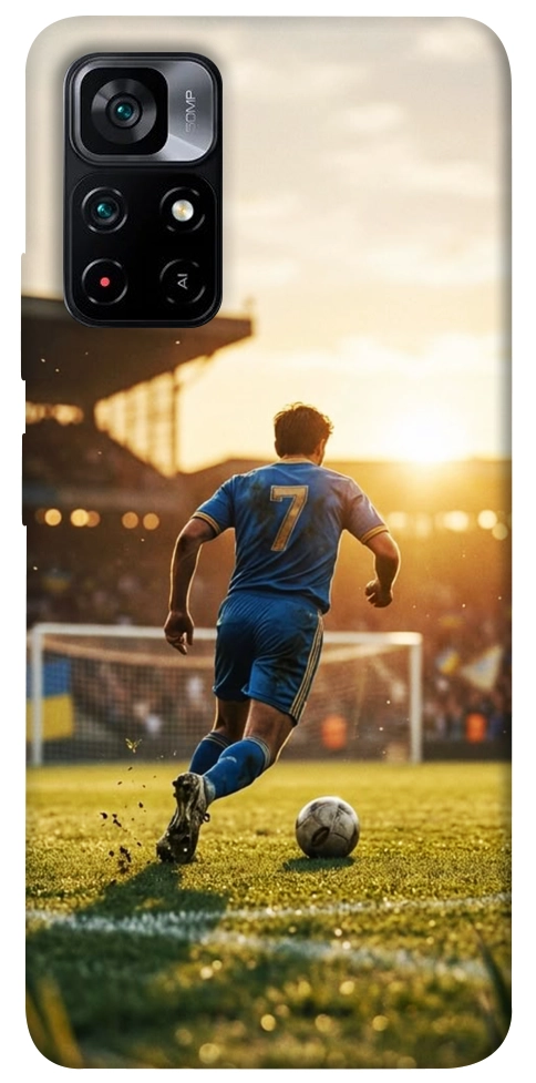 Чехол Football player для Xiaomi Poco M4 Pro 5G