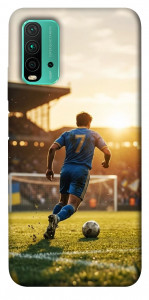 Чехол Football player для Xiaomi Redmi Note 9 4G