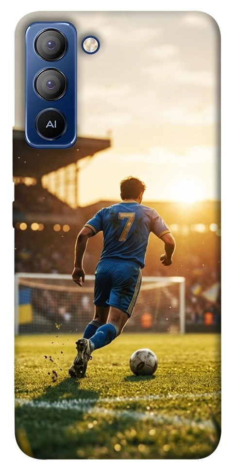 Чехол Football player для TECNO Pop 5 Pro