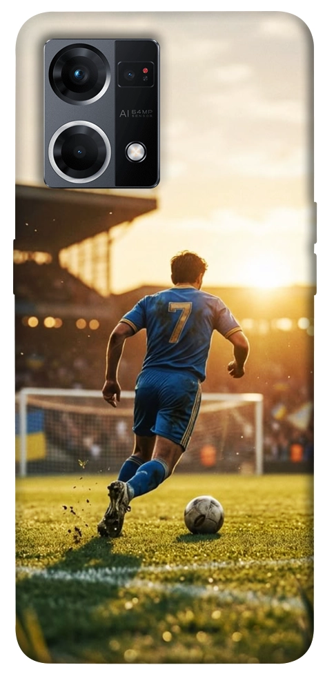 Чехол Football player для Oppo Reno 7 4G