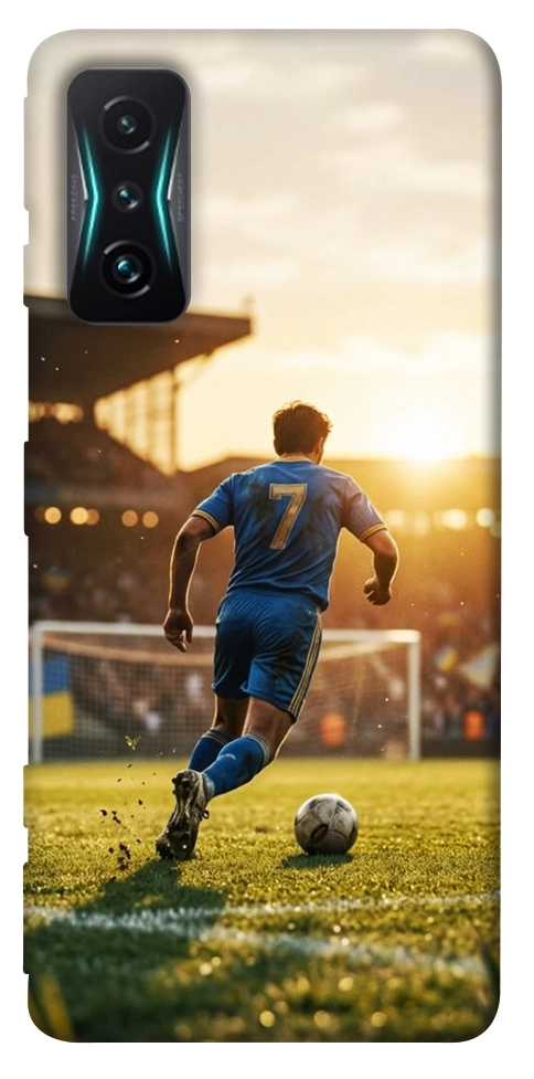 Чехол Football player для Xiaomi Redmi K50 Gaming