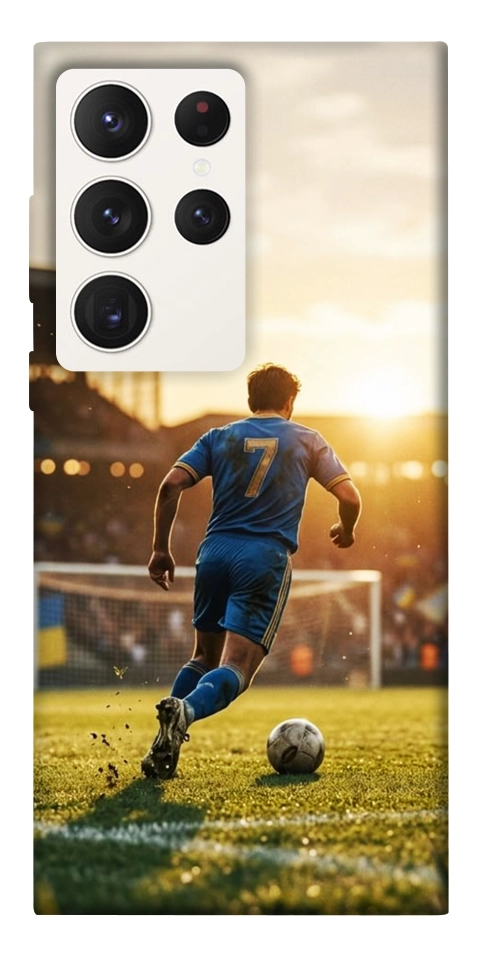 Чехол Football player для Galaxy S23 Ultra